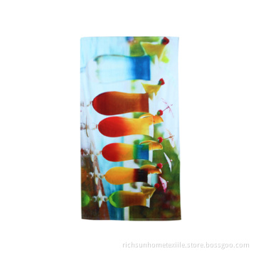 colorful beach towel
